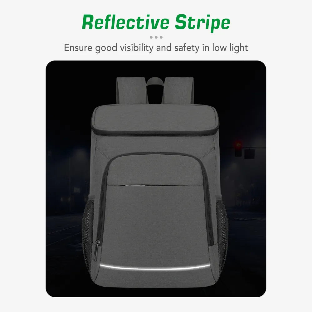 Backpack Cooler Leakproof, Lightweight, Insulated, Waterproof. Great for Parties, Luch, Camping, and more. Holds 30 Cans of your favorite Beverage, Hot or Cold Foods.