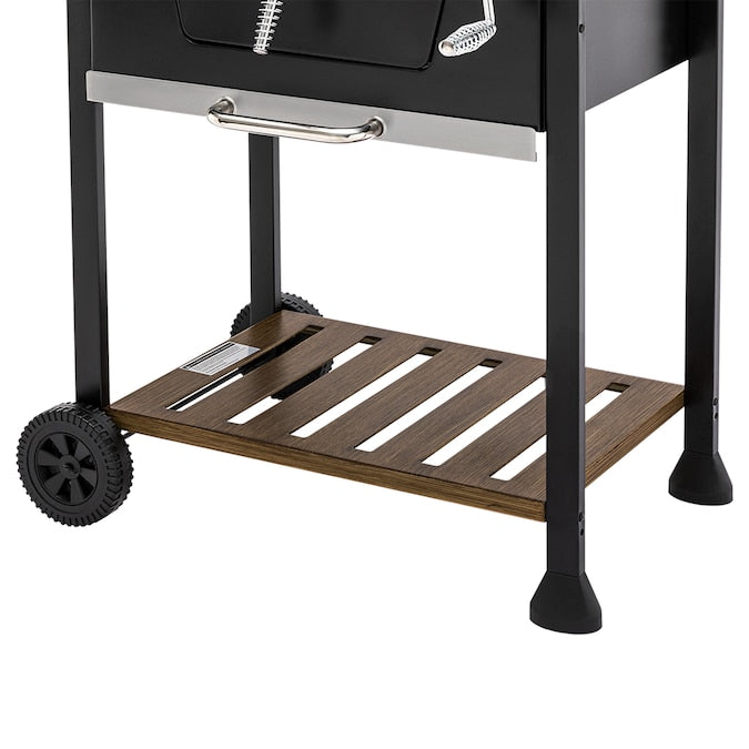 24-In W Black Charcoal Grill