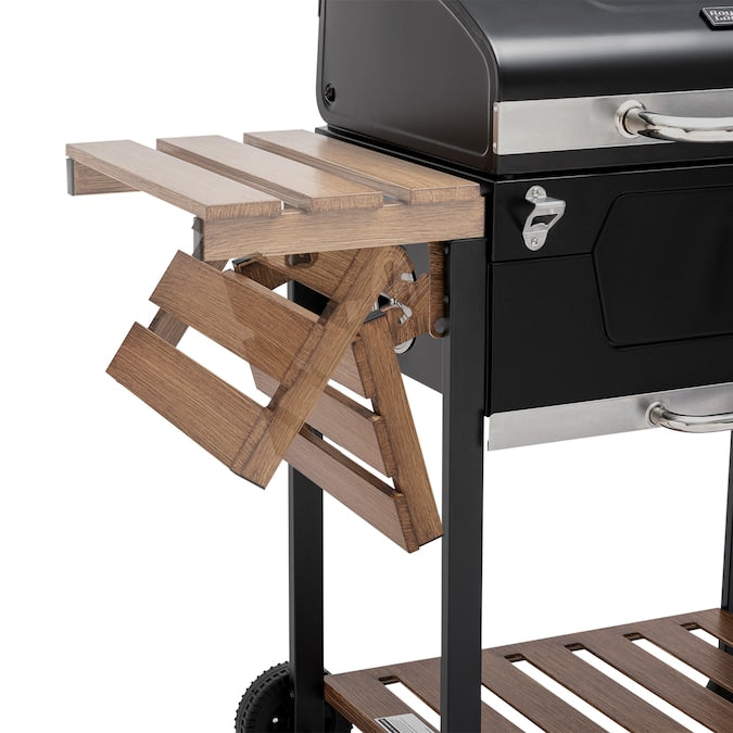 24-In W Black Charcoal Grill