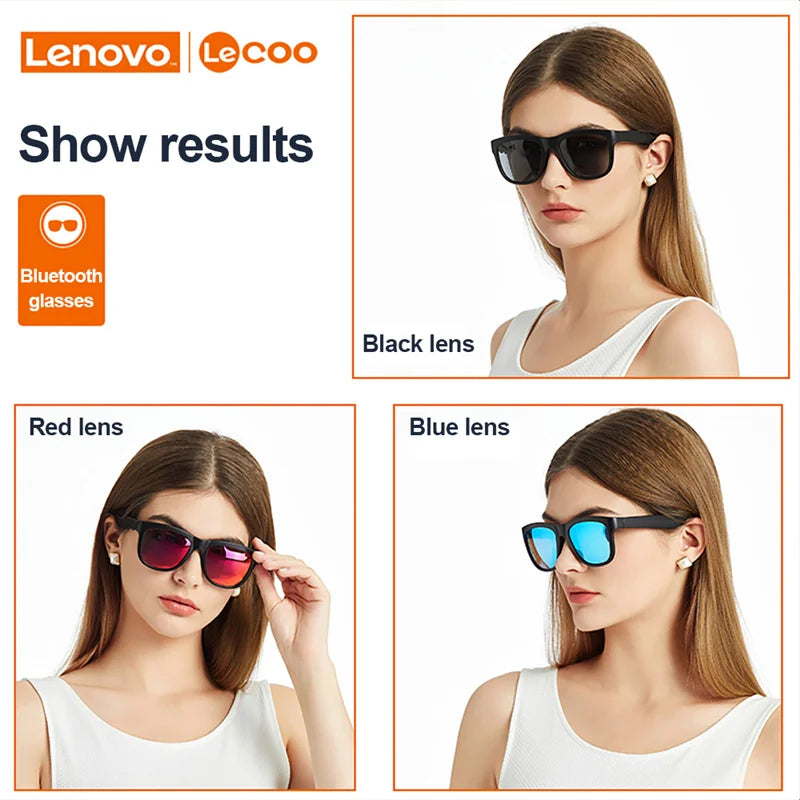 New Smart Glasses, With Headset, Wireless Bluetooth Listen To Music, Outdoor, Hear GPS Directions, HD Mic, Make Phone Calls