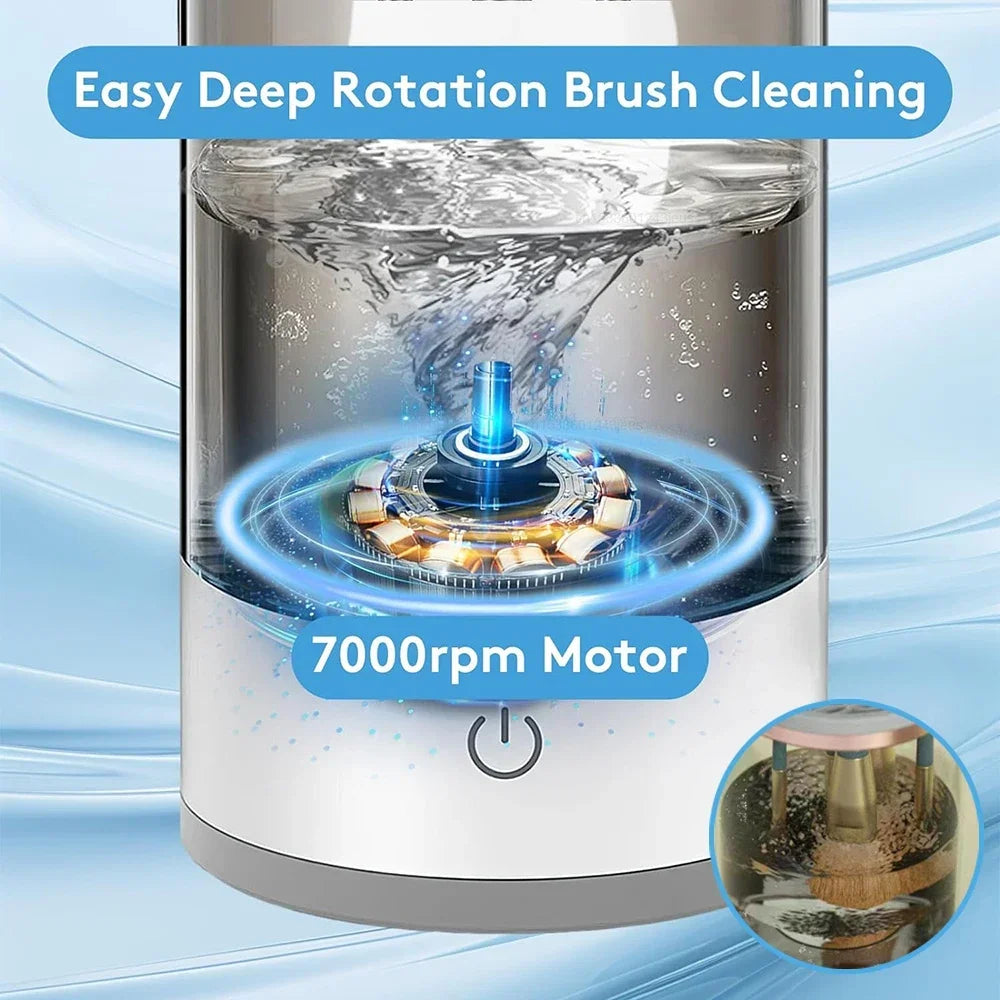 Pro Clean 3-in-1 USB Electric Makeup Brush Cleaner & Dryer – Portable, Quick & Effortless Brush Care Solution