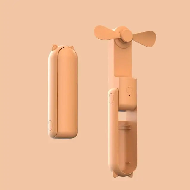 48 hour Portable- Adjustable Handheld Mini Fan/Phone Charger with three speeds and. Multiple Colors, USB-C Charging. 